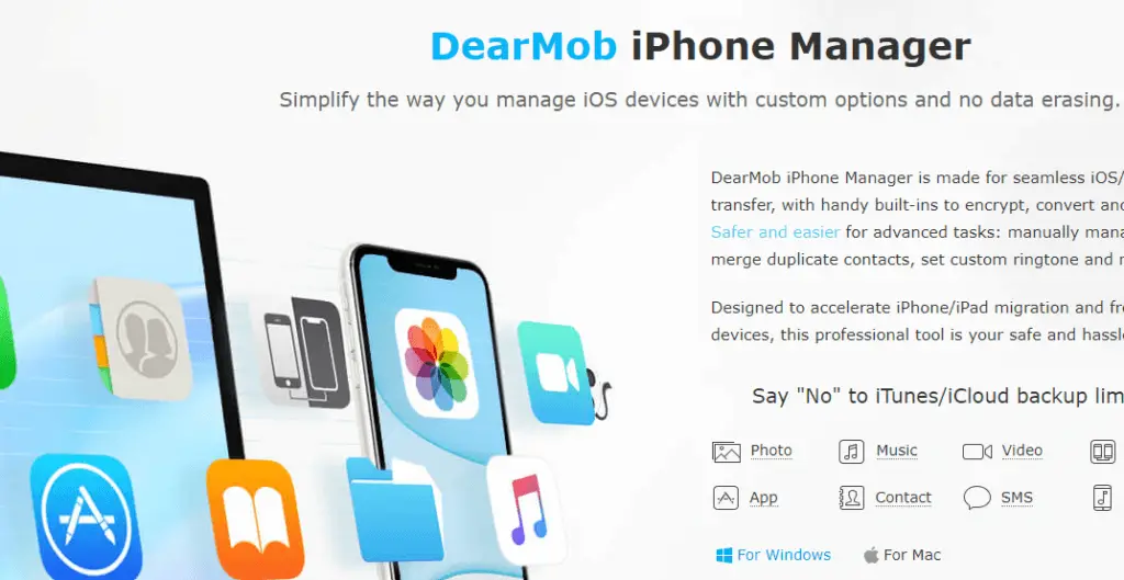 iTunes-Alternative DearMob iPhone Manager