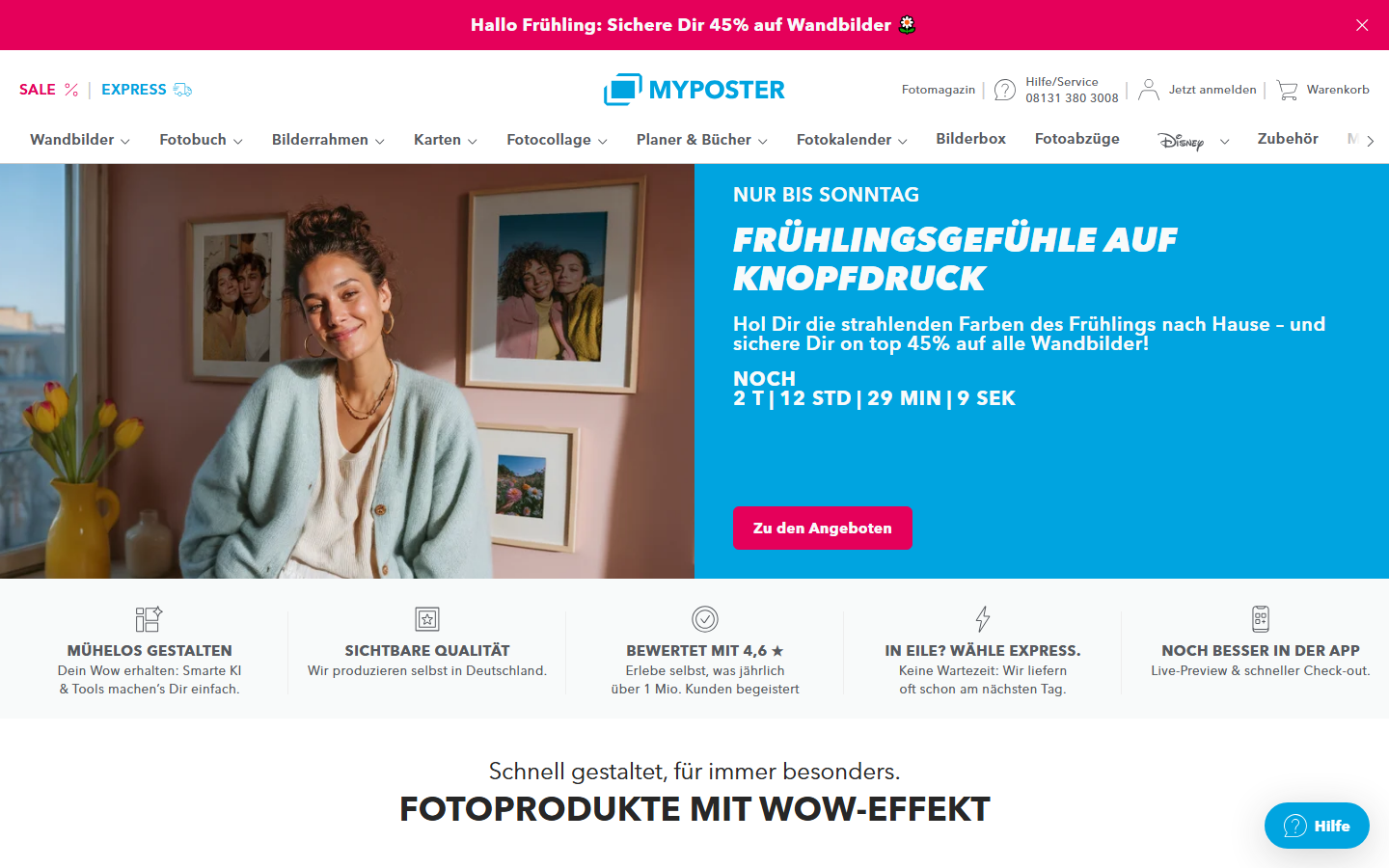 myposter Startseite - Wandbilder und Fotodrucke
