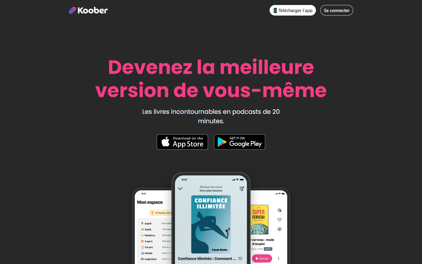 Koober Homepage - Buchzusammenfassungen und Konferenz-Inhalte