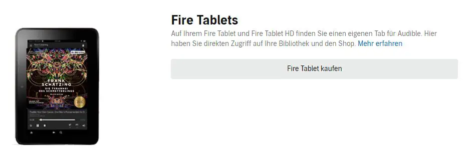 Audible Fire Tablet App