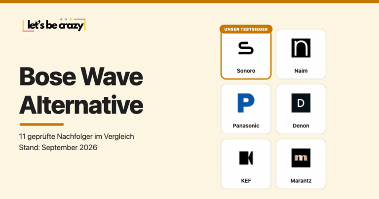 Bose Wave Alternative: Sonoro, Naim, Panasonic, Denon, KEF und Marantz im Vergleich