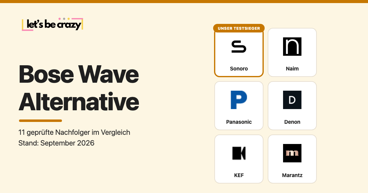 Bose Wave Alternative: Sonoro, Naim, Panasonic, Denon, KEF und Marantz im Vergleich