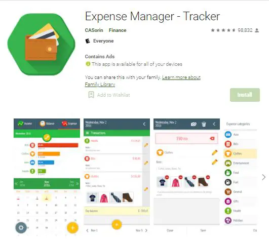 Ausgaben Manager – Tracker