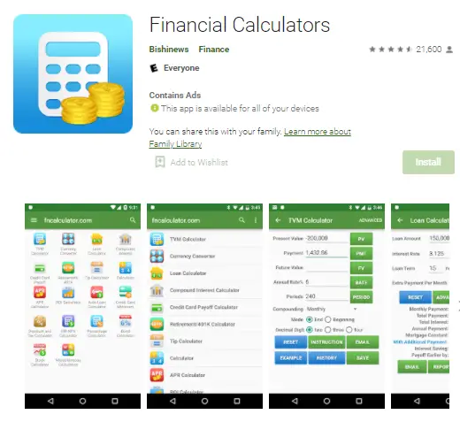 Financial Calculator +