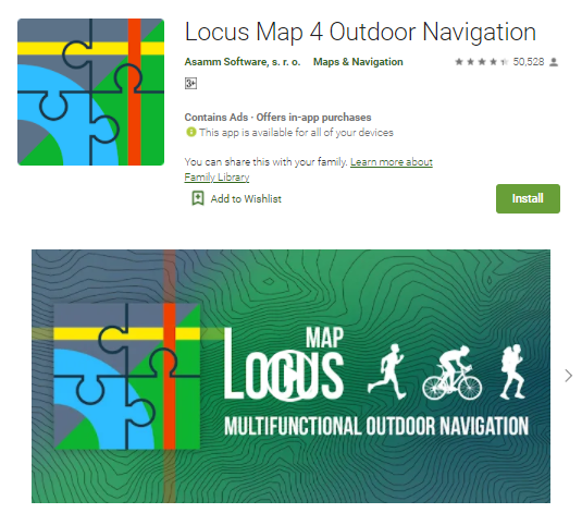 Locus Map Pro