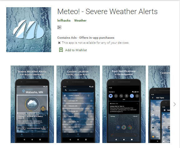 Meteo! - Severe Weather Alerts