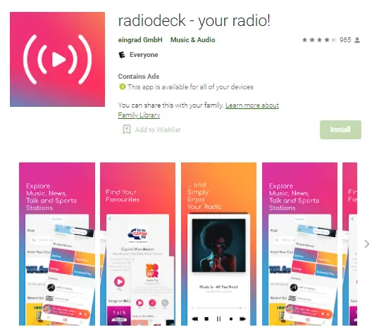 RadioDeck – Dein Radio
