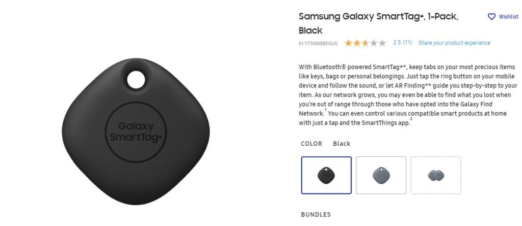 Samsung Galaxy SmartTag and SmartTag Plus