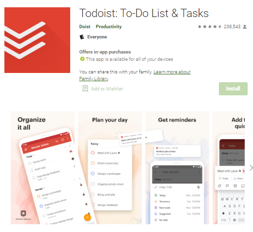 Todoist: To-Do List & Aufgaben