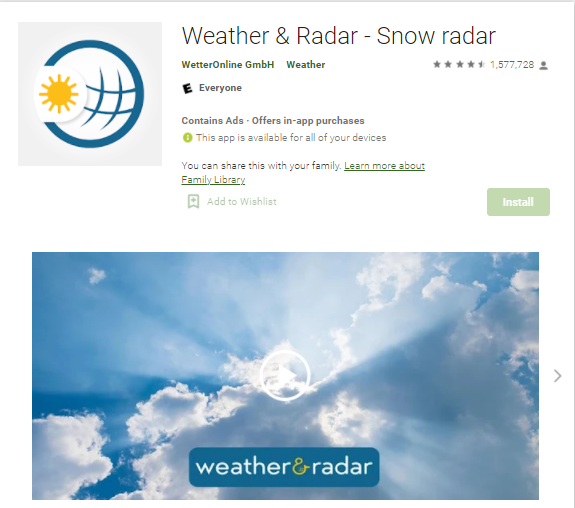Weather & Radar - Storm radar WetterOnline GmbH