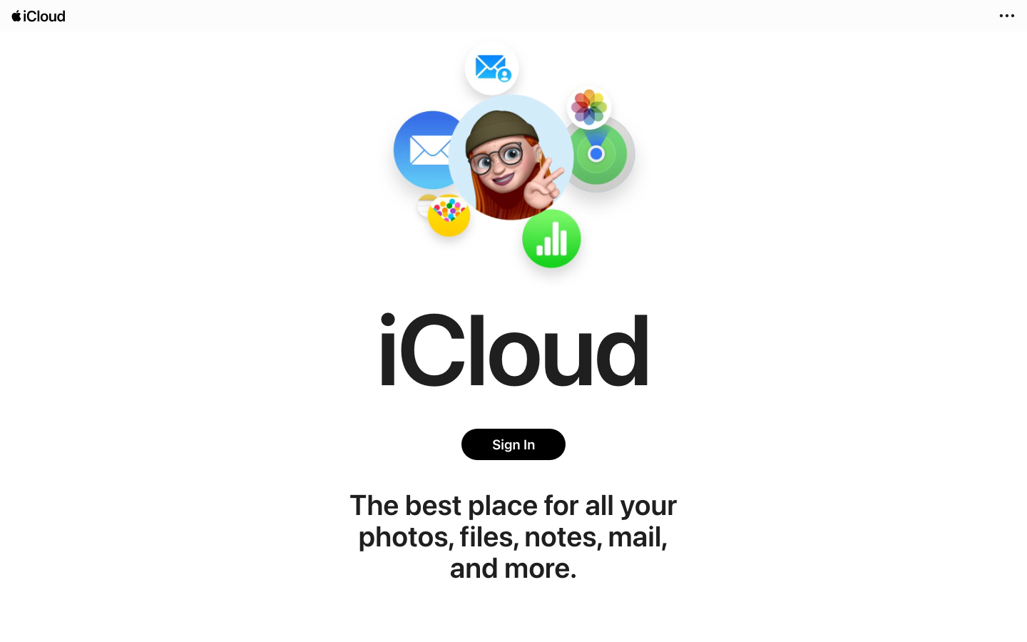 iCloud Startseite -- Apple Cloud-Speicher fuer iOS und macOS Nutzer