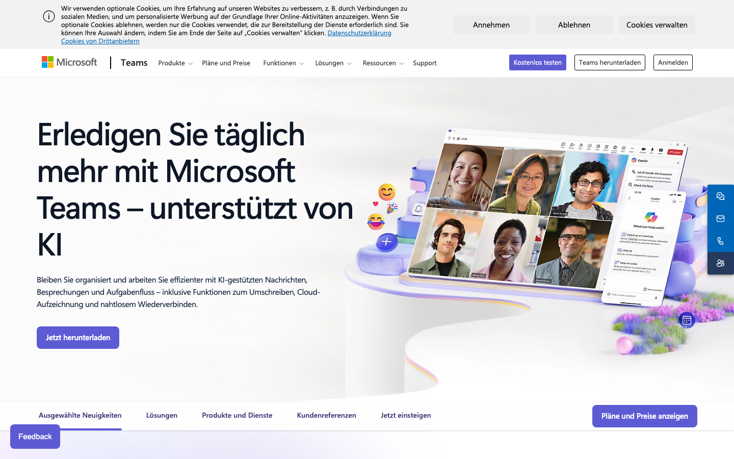Microsoft Teams Screenshot - Slack Alternative fuer Microsoft 365-Nutzer