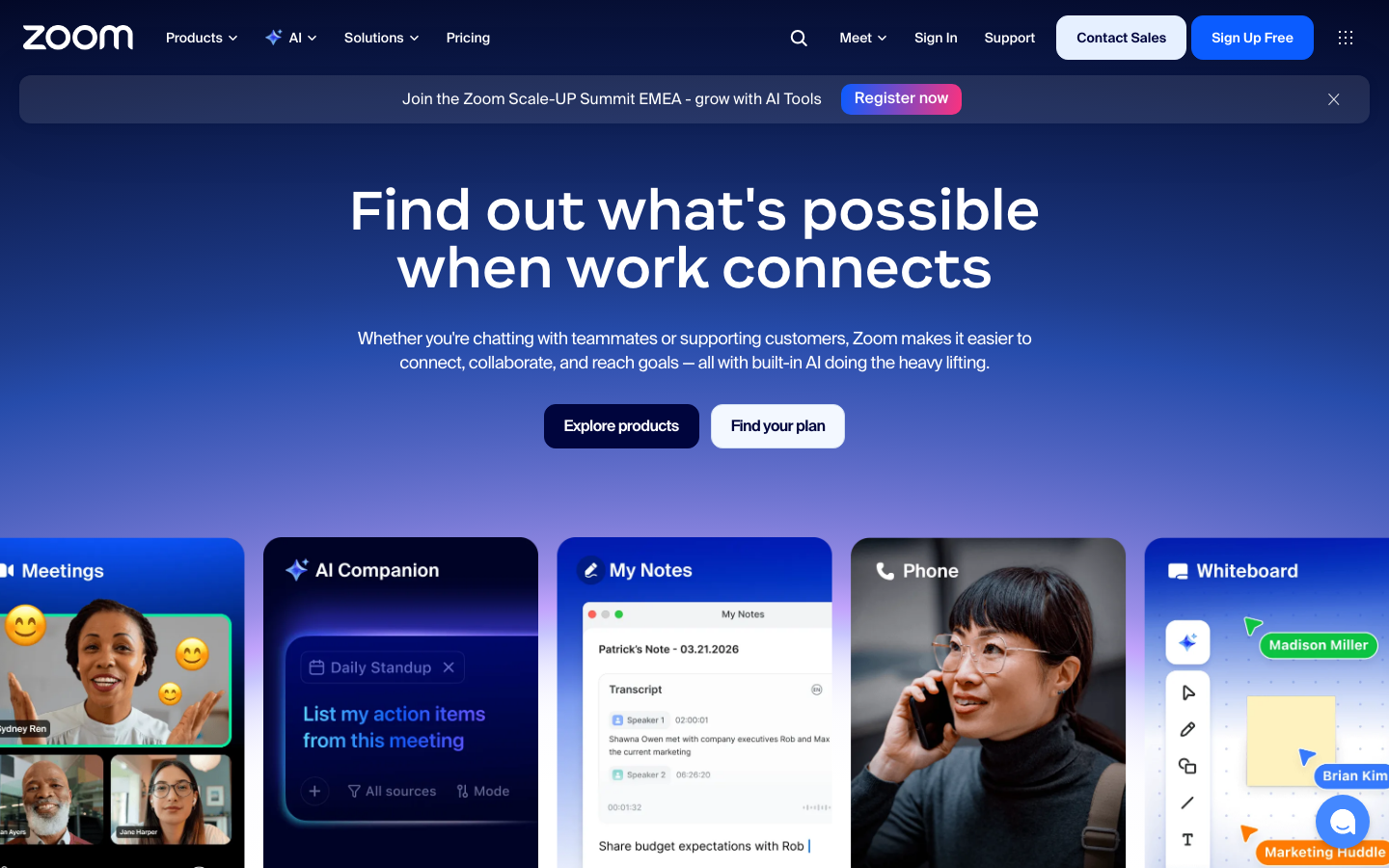Zoom Screenshot - Slack Alternative fuer video-zentrale Teams