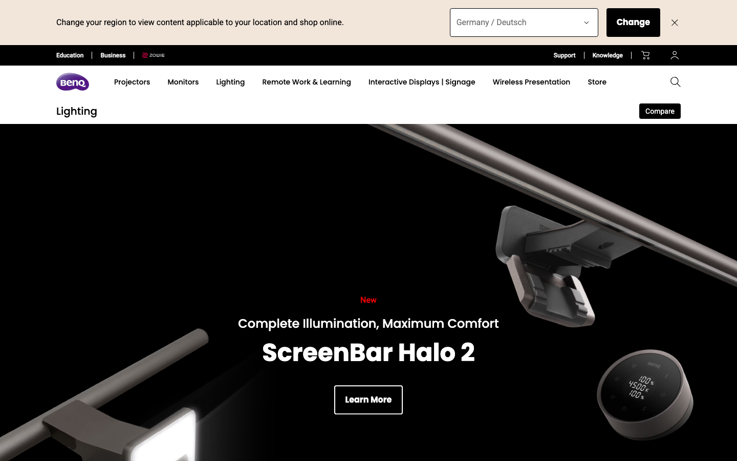 BenQ ScreenBar Plus – Offizielle Website