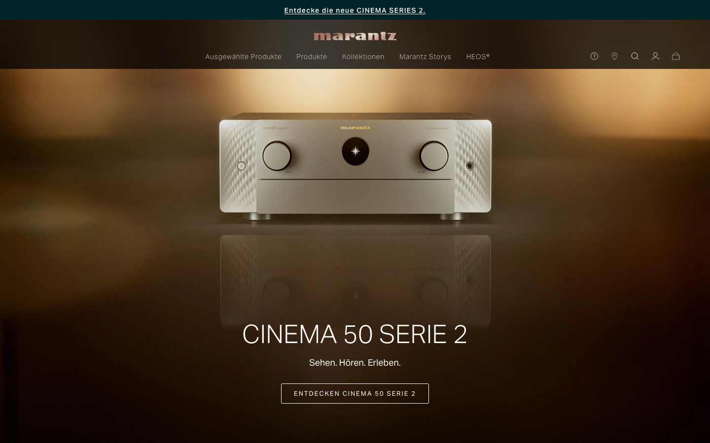 Marantz Melody X Homepage: offizielle Marantz Webseite